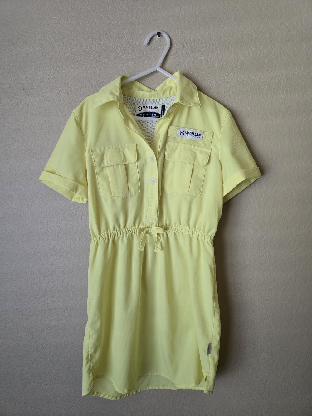 Magellan Outdoors Kids Dress Yellow Size Small